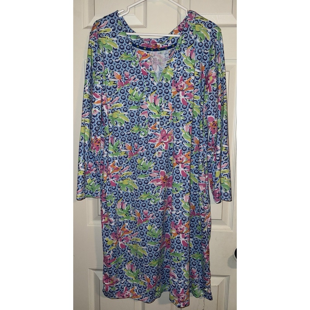 Banana Boat Long Sleeve Dress UPF 50 Size 3XL Tropical 50+UPF Nylon , Cruise